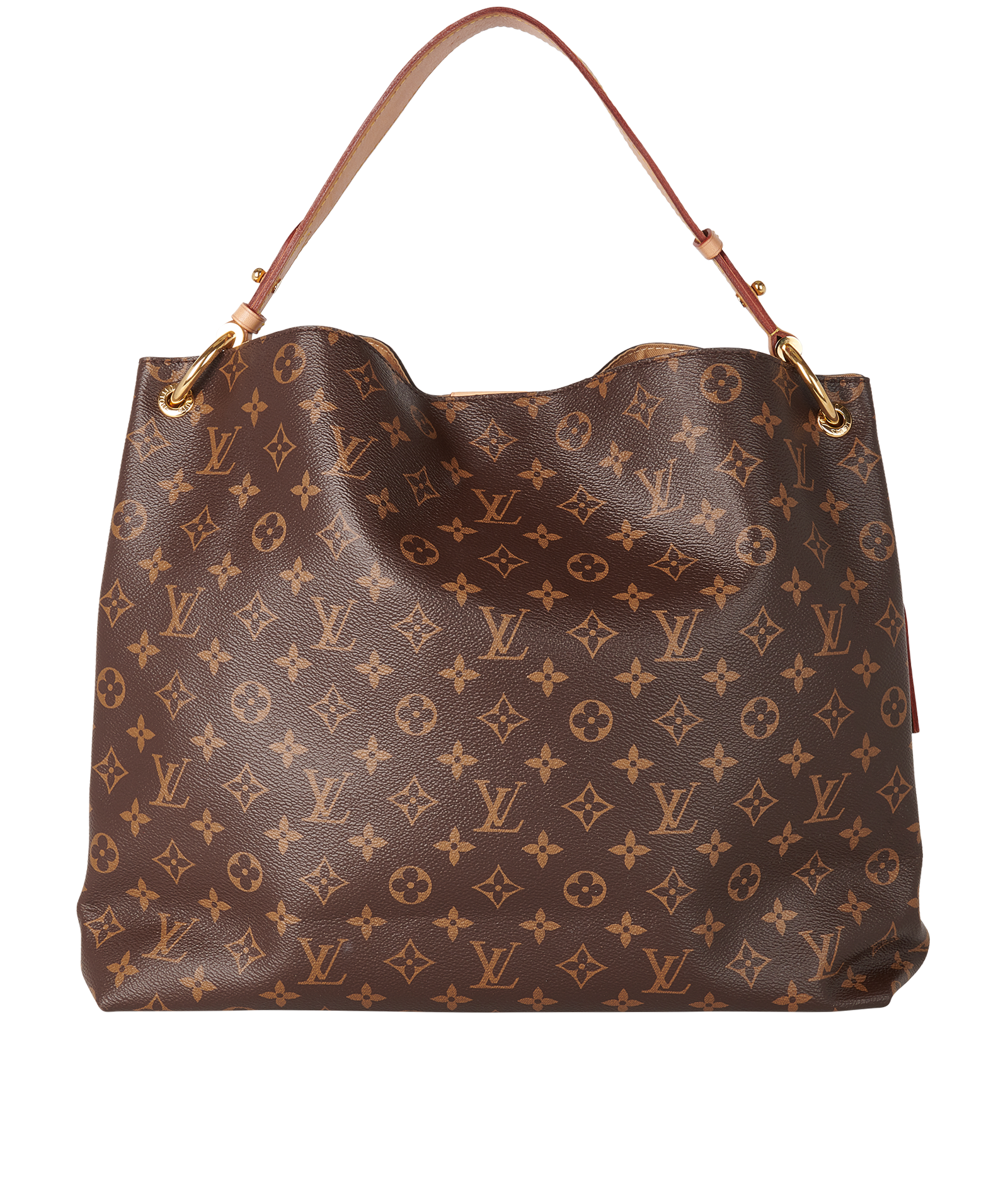 Graceful MM, &pound;895, Handbags, Brown, Canvas, Back view